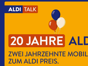 ALDI TALK Geburtstag (20 Jahre) ALDI TALK Geburtstag (20 Jahre)