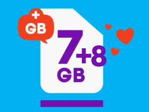 Zum Beitrag: Blau Gutschein Aktion: 8 GB Datenvolumen extra (15 GB) für 6,99 €
