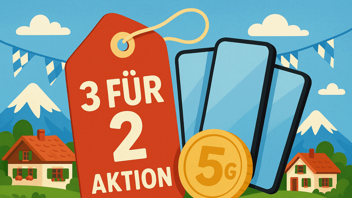 Zum Beitrag: CallYa: 3-für-2-Sommeraktion − 3 Monate für 20 €, insgesamt 45 GB Allnet-Flat (Ø 6,66 € pro Monat)