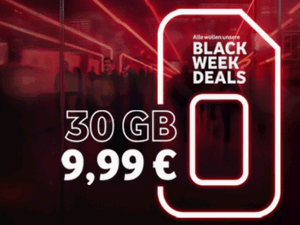 Zum Beitrag: CallYa Black Friday Aktion: 30 GB Allnet-Flat für 9,99 € (je 4 Wochen) − und 30 € Wechselbonus bei Rufnummernmitnahme