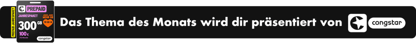 congstar Jahrespaket mit 300 GB Datenvolumen