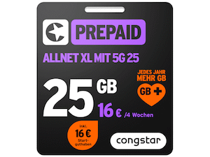 congstar Prepaid Allnet XL