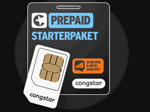 congstar Prepaid Starterpaket mit Rabatt