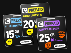 congstar Prepaid-Tarife (2025)