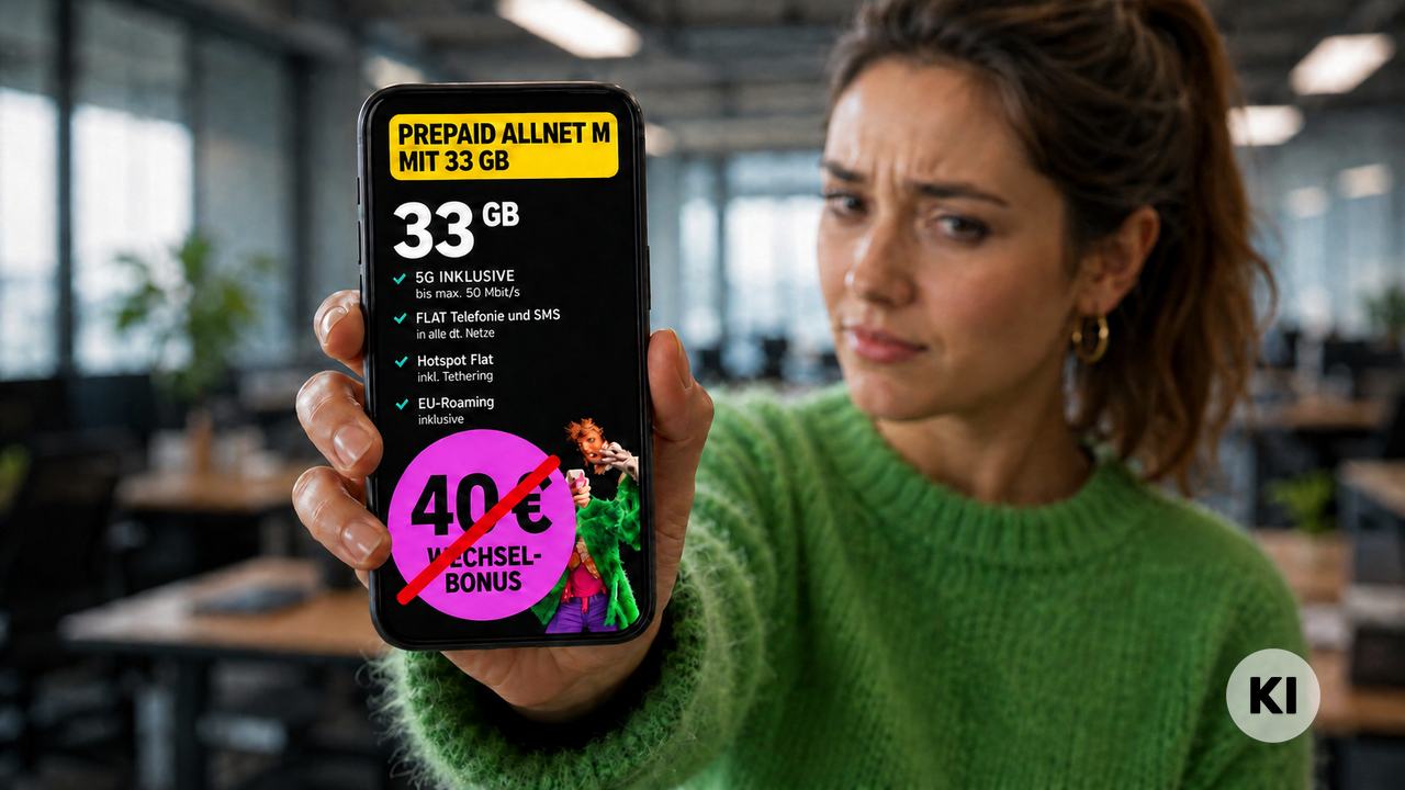 Congstar streicht Bonus für Rufnummernmitnahme komplett (KI-generiertes Symbolbild)