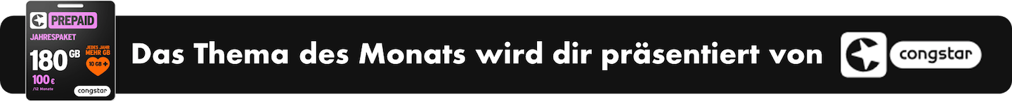 congstar Thema des Monats: Jahrespaket mit 180 GB congstar Thema des Monats: Jahrespaket mit 180 GB