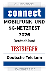 connect Netztest: Testsieger Telekom