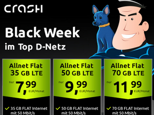 Zum Beitrag: crash Black Friday Aktion (erneut) verbessert: 35 GB Allnet-Flat im Vodafone-Netz für 7,99 € im Monat