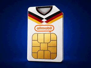 Deutschland-Trikot zum günstigen Handytarif von allmobil für unter 5 Euro im Monat