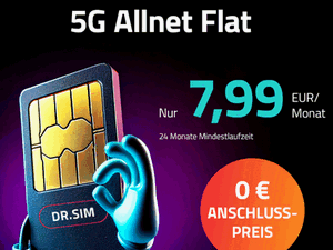 Zum Beitrag: Dr. SIM: 30 GB Allnet-Flat (Vodafone-Netz) für 7,99 € im Monat