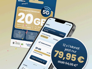 EDEKA smart Jahrespaket Premium für 79,95 Euro