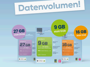 EDEKA smart: Verbesserung mit mehr Datenvolumen zum 21.8.2024