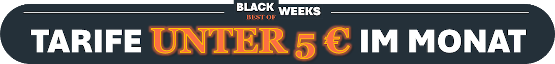Finanztip Black Friday Tarife bis 5 Euro im Monat Finanztip Black Friday Tarife bis 5 Euro im Monat