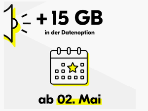 fraenk: 15-GB-Option für 5 € im Monat