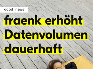 Zum Beitrag: fraenk verbessert Tarife: 5 GB Datenvolumen extra seit 14.10.2025 (»fraenkie Halloween«)