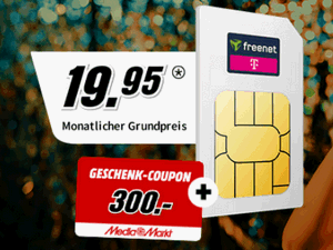 Zum Beitrag: freenet Magenta Mobil M Young 5G mit 300 € Geschenkkarte