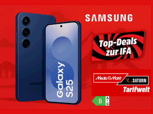 Galaxy S25 Deal bei MediaMarkt (IFA-Special) Galaxy S25 Deal bei MediaMarkt (IFA-Special)