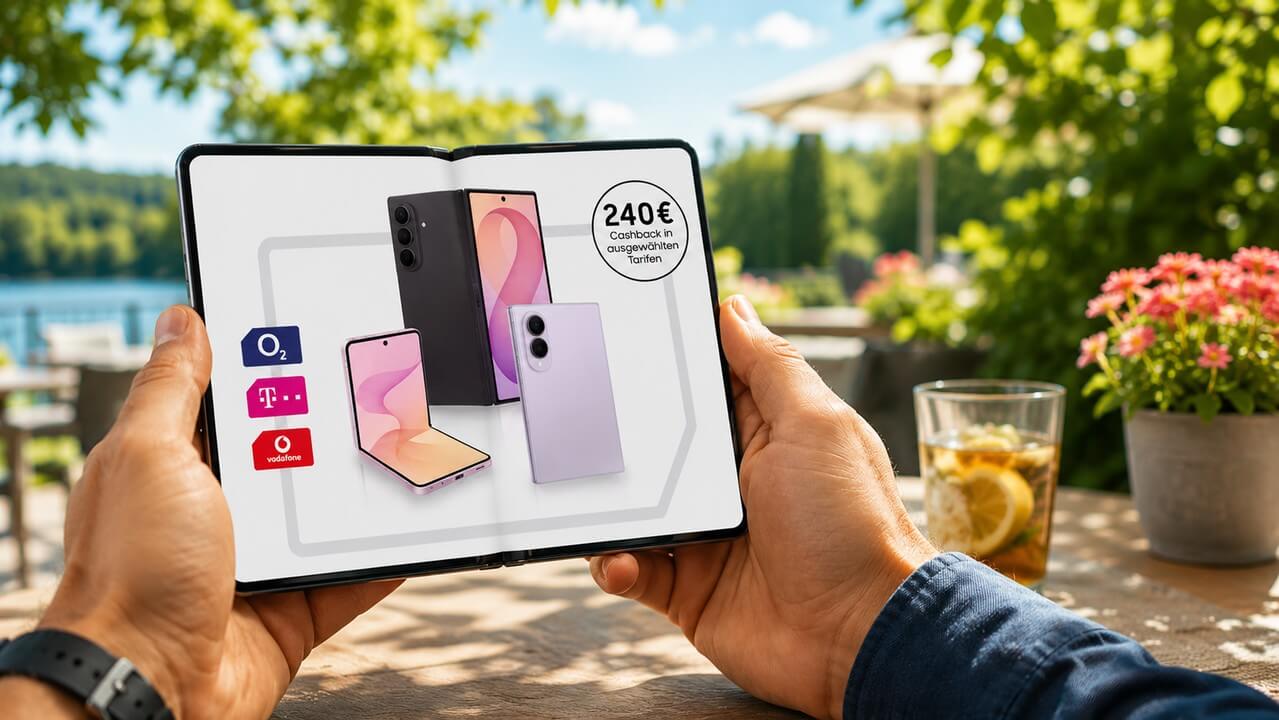 Samsung Galaxy Z Flip8 und Fold8 Vorbesteller-Angebote mit Vertrag