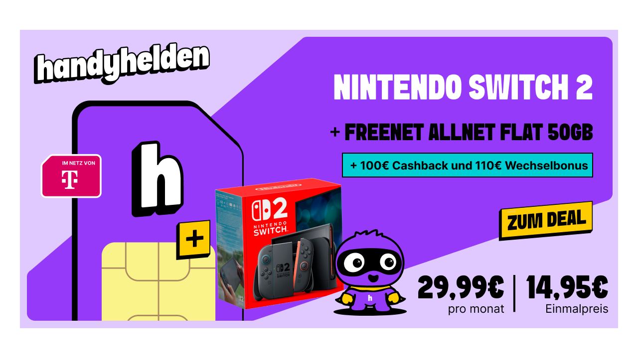 handyhelden Nintendo Switch 2 Telekom-Vertrag
