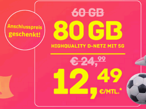 Zum Beitrag: HIGH schärft Geburtstagstarif nach: Günstigster 80-GB-Tarif im Telekom-Netz für 12,49 € Grundgebühr