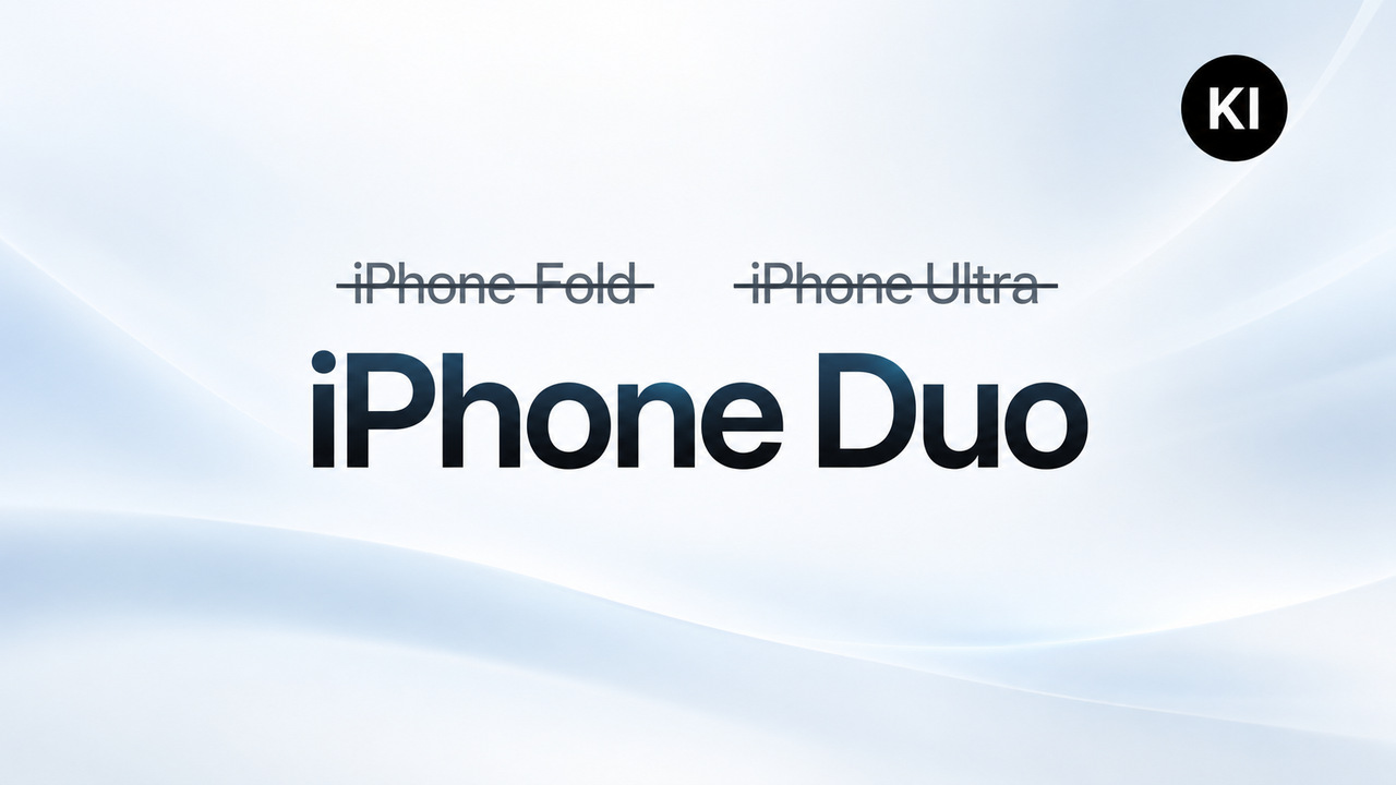 iPhone Duo heißt das Apple-Foldable