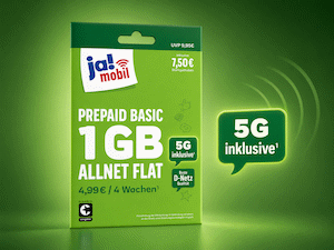 ja! mobil Prepaid Basic mit 5G