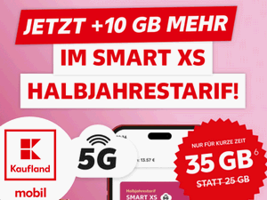 Kaufland mobil Halbjahrestarif Smart XS mit 35 GB
