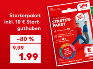 Zum Beitrag: Kaufland mobil Starterpaket Aktionen im Überblick