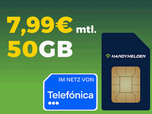 Klarmobil Allnet-Flat 50 GB (monatlich kündbar) für 7,99 € im Monat