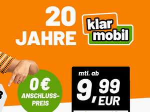 Klarmobil Geburtstag: 20 Jahre Klarmobil Geburtstag: 20 Jahre