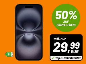Klarmobil iPhone-16-Angebot für 29,99 Euro im Monat