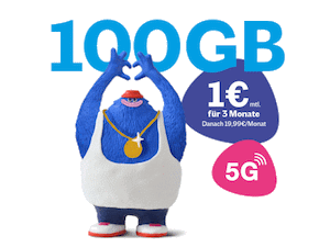 Zum Beitrag: Lebara: 100 GB Allnet-Flat mit 5G für 19,99 € im Monat − und in den ersten 3 Monaten nur 1 € Grundgebühr