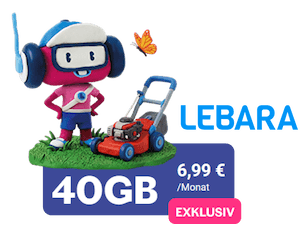 Lebara 40 GB Exklusiv-Deal