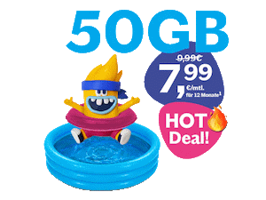 Lebara mit 50 GB Tarif ab 7,99 € (für 12 Monate) Lebara mit 50 GB Tarif ab 7,99 € (für 12 Monate)
