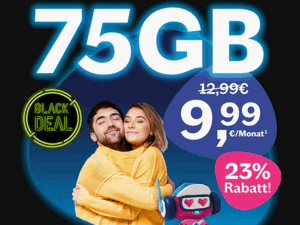 Lebara 75 GB Allnet-Flat als Black Deal Lebara 75 GB Allnet-Flat als Black Deal