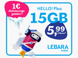 Zum Beitrag: Lebara: 15 GB Allnet-Flat [5G] für 5,99 € im Monat (Aktionstarif-Comeback)