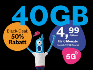 Zum Beitrag: Lebara HELLO! 40: Allnet-Flat mit 40 GB Datenvolumen für 9,99 € im Monat − und die ersten 6 Monate nur 4,99 €