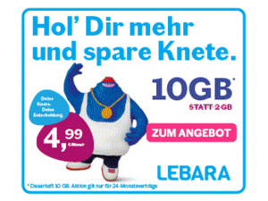 Lebara Postpaid-Aktion Lebara Postpaid-Aktion
