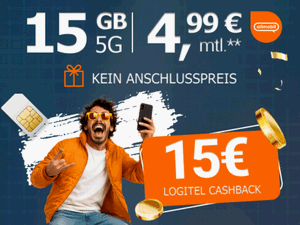 Logitel Cashback-Aktion mit 15 € für die allmobil Flat S Logitel Cashback-Aktion mit 15 € für die allmobil Flat S