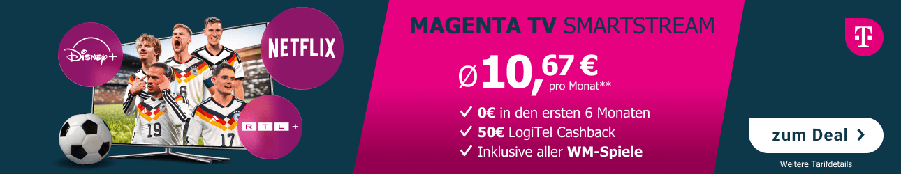 Magenta TV mit LogiTel Cashback