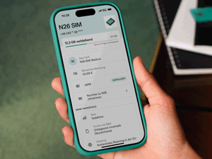 N26 SIM: Vodafone und das Berliner Fintech-Unternehmen N26 kooperieren im Mobilfunk: Netzpartner in Deutschland ist Vodafone. (c) Vodafone N26 SIM: Vodafone und das Berliner Fintech-Unternehmen N26 kooperieren im Mobilfunk: Netzpartner in Deutschland ist Vodafone. (c) Vodafone