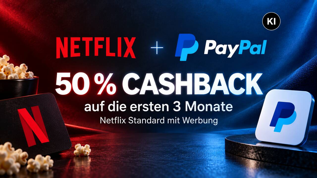 Netflix Paypal 50 Prozent Cashback