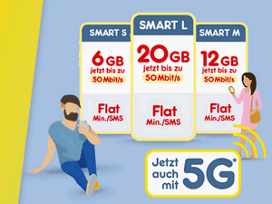Zum Beitrag: NettoKOM Smart-Tarife mit 5G
