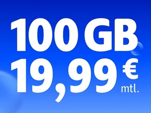 o2 Mobile L mit 100 GB für 19,99 € im Monat