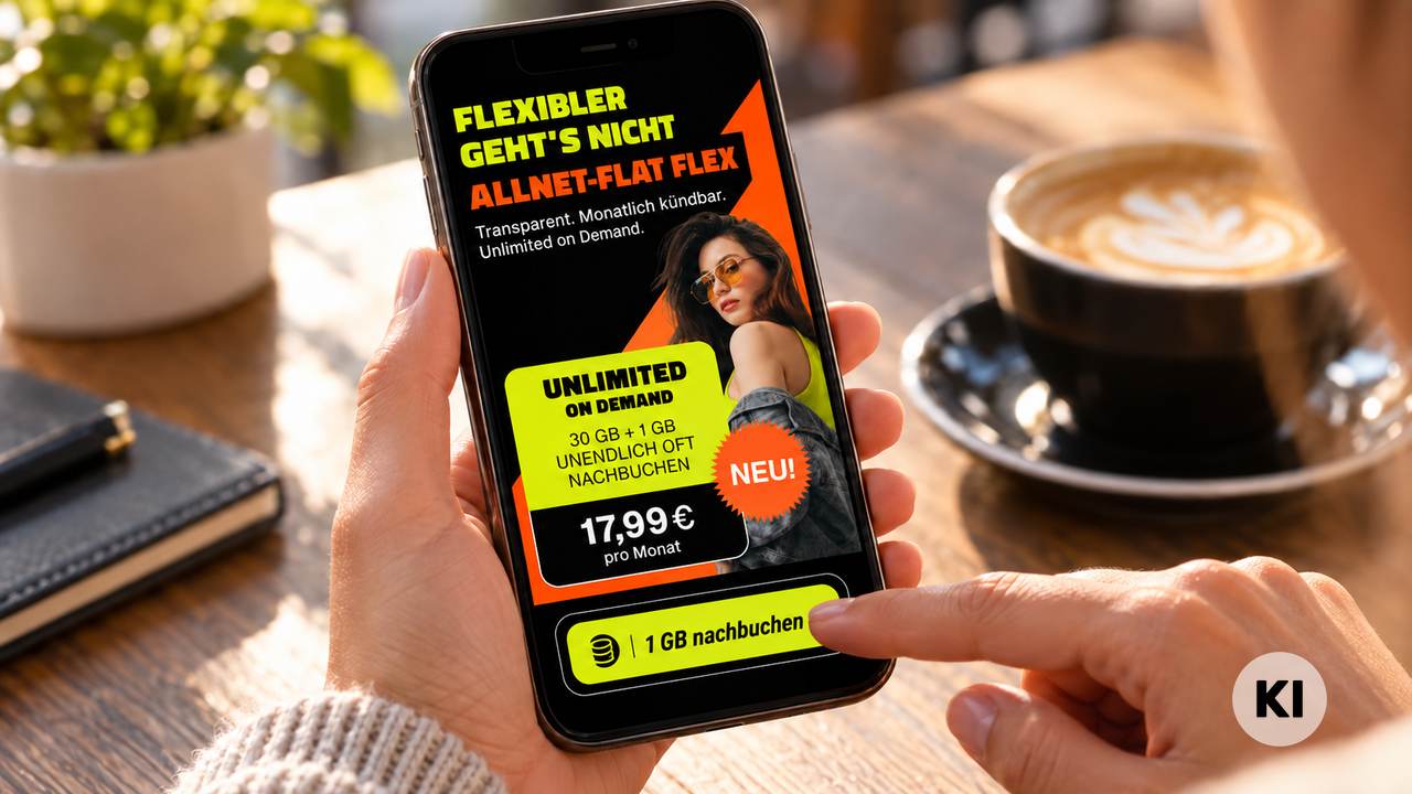 Otelo Allnet-Flat Flex: Neuer Unlimited-on-Demand-Tarif zum Nachbuchen