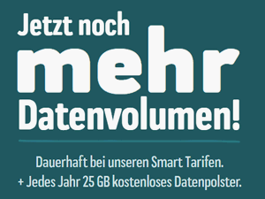 Zum Beitrag: Congstar führt 25 GB Datenpolster für ja! mobil und Penny Mobil ein − seit 10. Dezember 2025