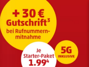 Zum Beitrag: Penny Mobil: 30 € Wechselbonus Aktion bei Portierung zwischen dem 25.11.2024 und 15.12.2024 (Hinweise beachten)