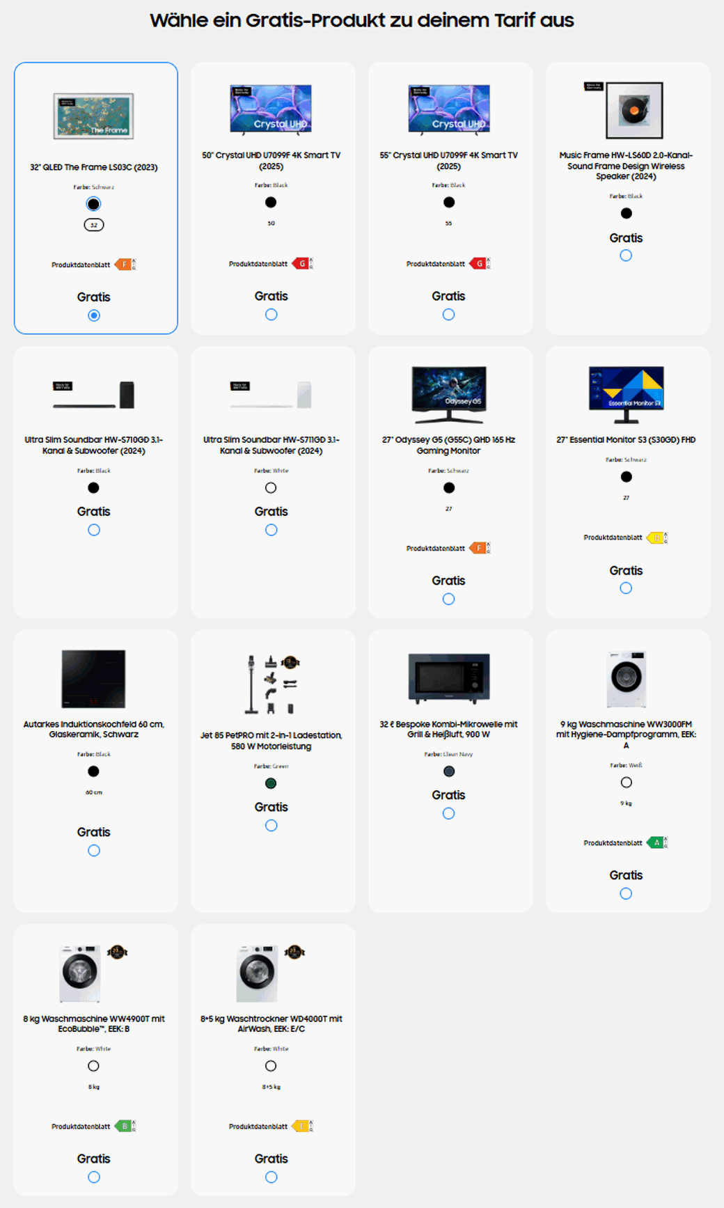 Samsung mit Gratis-Zugabe zum Black Friday 2025 Tarif aus der aktuellen Aktion Samsung mit Gratis-Zugabe zum Black Friday 2025 Tarif aus der aktuellen Aktion
