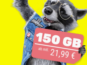 SIMon mobile mit 150 GB für 21,99 € SIMon mobile mit 150 GB für 21,99 €