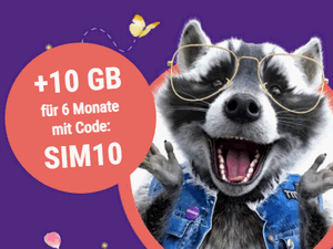 Zum Beitrag: SIMon mobile Gutscheincode: 6 Monate jeweils 10 GB Datenvolumen extra für Neukunden